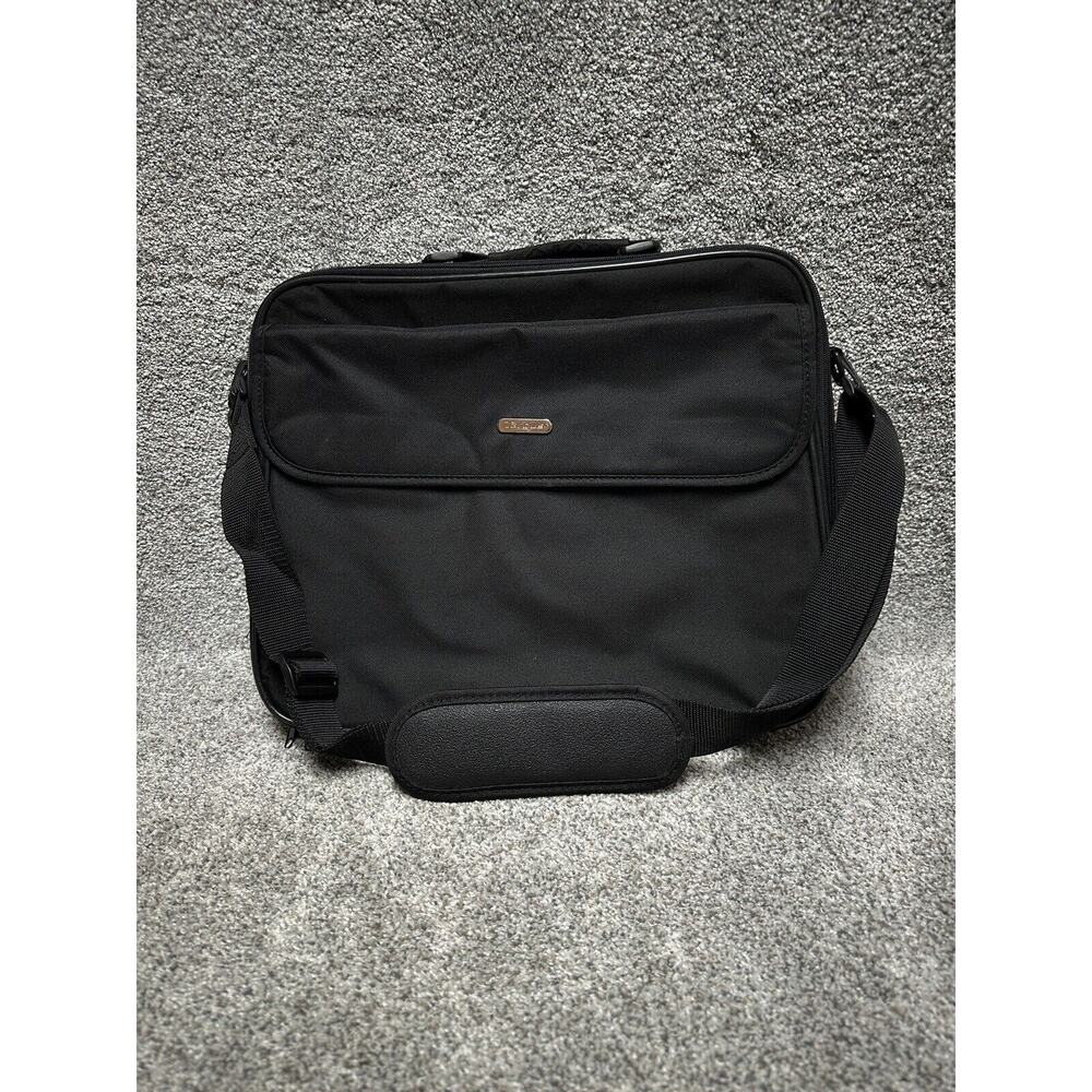 Targus Nylon 15.6” Black Padded Computer Messenger Bag with Strap